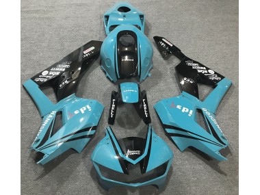 Best Light Blue & Logos Honda CBR600RR Motorcycle Fairings 2013-2020