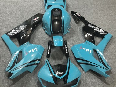Best Light Blue & Logos Honda CBR600RR Motorcycle Fairings 2013-2020