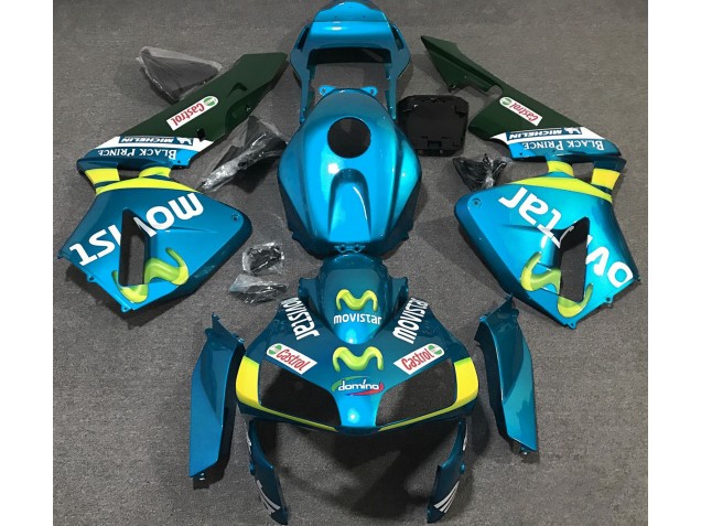 Best Light Blue Movistar Honda CBR600RR Motorcycle Fairings 2003-2004 Best Light Blue Movistar Honda CBR600RR Motorcycle Fairings 2003-2004