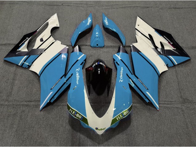 Best Light Blue OEM Style Ducati 959 1299 Motorcycle Fairings 2015-2017