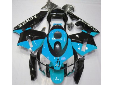 Best Light Blue Power Honda CBR600RR Motorcycle Fairings 2003-2004