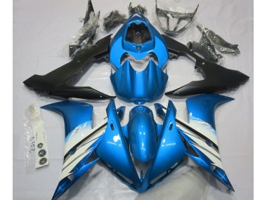 Best Light Blue & White Yamaha R1 Motorcycle Fairings 2004-2006