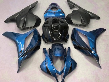 Best Light Blue with Black Honda CBR600RR Motorcycle Fairings 2009-2012