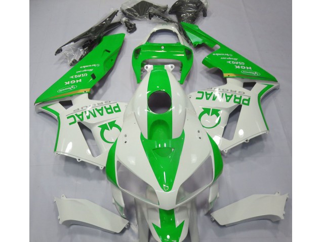 Best Light Green and White Pramac Honda CBR600RR Motorcycle Fairings 2005-2006 Best Light Green and White Pramac Honda CBR600RR Motorcycle Fairings 2005-2006