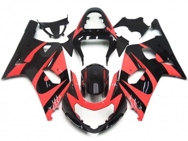 Best Light Red Custom OEM Style Suzuki GSXR 600-750 Motorcycle Fairings 2001-2003