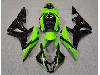 Best Lime Green and Black Honda CBR600RR Motorcycle Fairings 2007-2008
