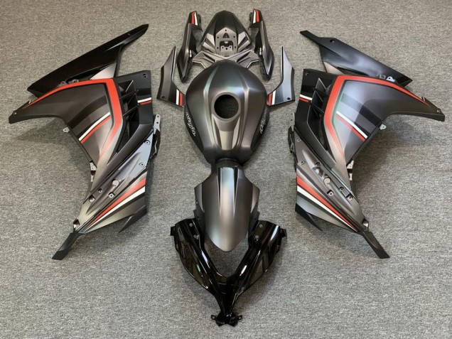 Best Matte Black and Red Kawasaki Ninja 300 Motorcycle Fairings 2013-2018 Best Matte Black and Red Kawasaki Ninja 300 Motorcycle Fairings 2013-2018