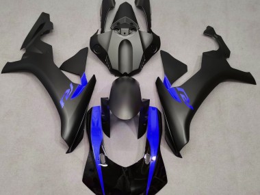 Best Matte Black & Blue Yamaha R1 Motorcycle Fairings 2015-2019