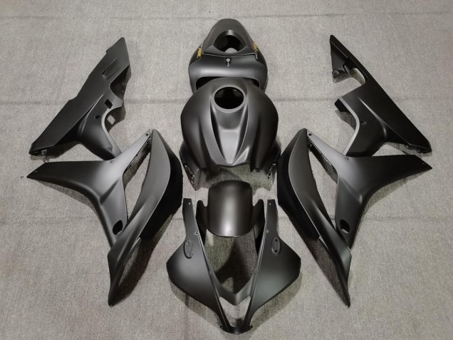 Best Matte Black Gold Decals Honda CBR600RR Motorcycle Fairings 2007-2008 Best Matte Black Gold Decals Honda CBR600RR Motorcycle Fairings 2007-2008