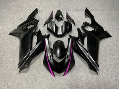 Best Matte Black & Pink Accents Yamaha R6 Motorcycle Fairings 2017-2019