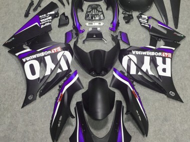 Best Matte Black & Purple Suzuki GSXR 1000 Motorcycle Fairings 2017-2019