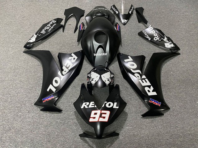 Best Matte Black Repsol Honda CBR1000RR Motorcycle Fairings 2012-2016 Best Matte Black Repsol Honda CBR1000RR Motorcycle Fairings 2012-2016