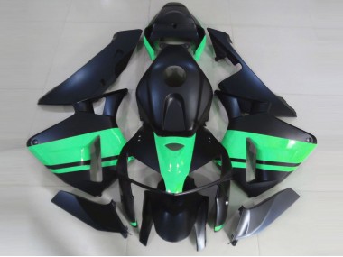 Best Matte Black & Special Green Honda CBR600RR Motorcycle Fairings 2005-2006