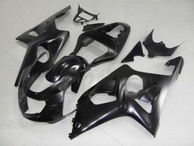 Best Matte Black Suzuki GSXR 1000 Motorcycle Fairings 2000-2002
