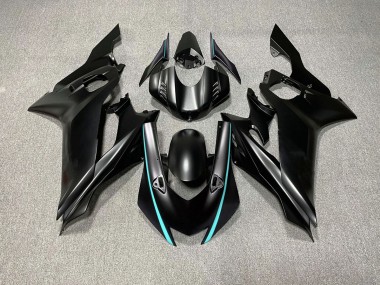 Best Matte Black & Teal Accents Yamaha R6 Motorcycle Fairings 2017-2019