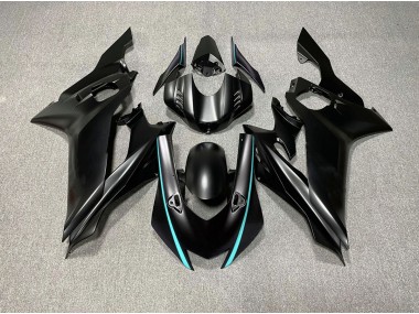 Best Matte Black & Teal Accents Yamaha R6 Motorcycle Fairings 2017-2019