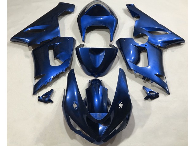 Best Metallic Blue Kawasaki ZX6R Motorcycle Fairings 2005-2006 Best Metallic Blue Kawasaki ZX6R Motorcycle Fairings 2005-2006