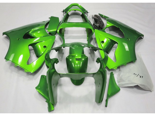 Best Metallic Green Kawasaki ZX6R Motorcycle Fairings 2000-2002 Best Metallic Green Kawasaki ZX6R Motorcycle Fairings 2000-2002