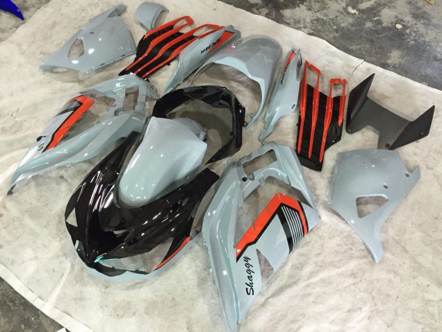 Best Nardo and Orange Shaggy Kawasaki ZX6R Motorcycle Fairings 2013-2018 Best Nardo and Orange Shaggy Kawasaki ZX6R Motorcycle Fairings 2013-2018