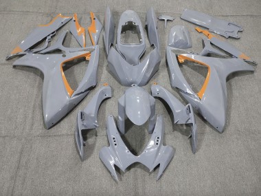 Best Nardo and Orange Trim Suzuki GSXR 600-750 Motorcycle Fairings 2006-2007