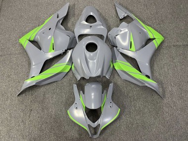 Best Nardo Gray and Green Honda CBR600RR Motorcycle Fairings 2009-2012