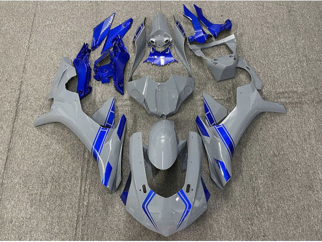Best Nardo Gray & Blue Accents Yamaha R1 Motorcycle Fairings 2015-2019 Best Nardo Gray & Blue Accents Yamaha R1 Motorcycle Fairings 2015-2019