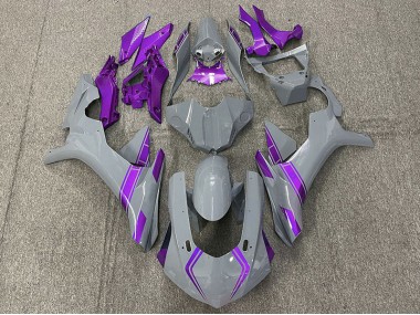 Best Nardo Gray & Purple Accents Yamaha R1 Motorcycle Fairings 2015-2019
