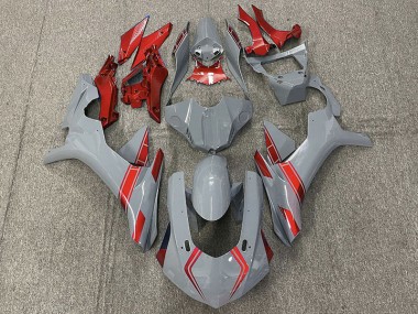 Best Nardo Gray & Red Accents Yamaha R1 Motorcycle Fairings 2015-2019