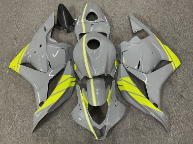 Best Nardo Grey and High Viz Yellow Honda CBR600RR Motorcycle Fairings 2009-2012