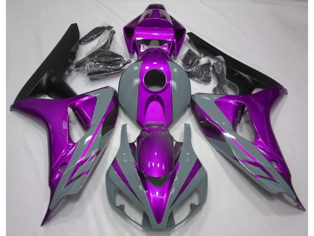 Best Nardo Grey and Purple Honda CBR1000RR Motorcycle Fairings 2006-2007 Best Nardo Grey and Purple Honda CBR1000RR Motorcycle Fairings 2006-2007