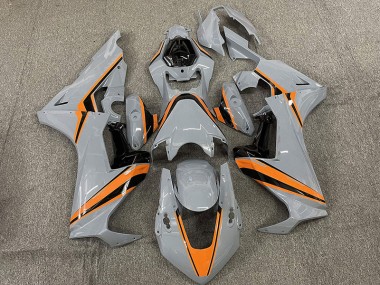 Best Nardo with Orange Stripes Honda CBR1000RR Motorcycle Fairings 2017-2019