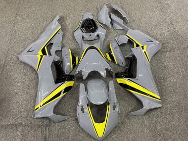 Best Nardo with Yellow Stripes Honda CBR1000RR Motorcycle Fairings 2017-2019