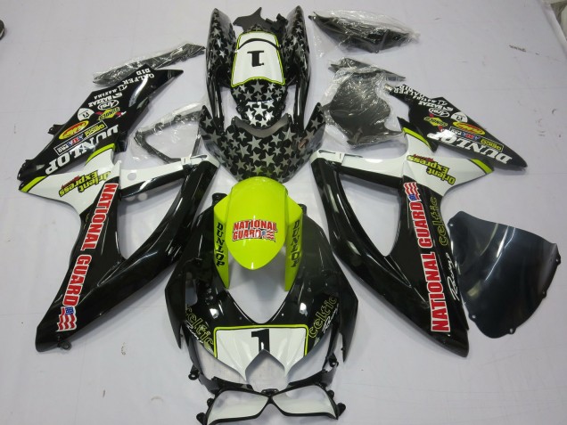 Best National Guard Suzuki GSXR 600-750 Motorcycle Fairings 2008-2010 Best National Guard Suzuki GSXR 600-750 Motorcycle Fairings 2008-2010