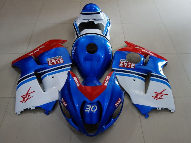Best Ocean Blue & logos Suzuki GSXR 1300 Motorcycle Fairings 1997-2007 Best Ocean Blue & logos Suzuki GSXR 1300 Motorcycle Fairings 1997-2007