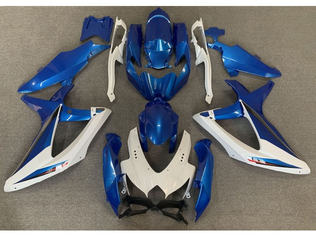 Best OEM Style Blue and White Suzuki GSXR 600-750 Motorcycle Fairings 2008-2010 Best OEM Style Blue and White Suzuki GSXR 600-750 Motorcycle Fairings 2008-2010
