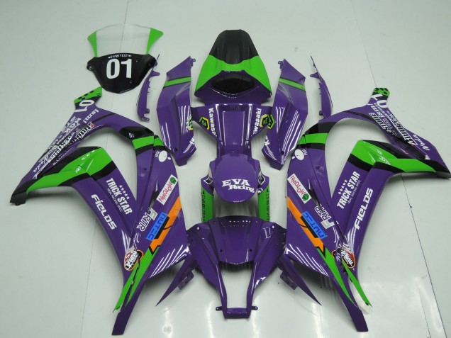 Best OEM Style Purple Kawasaki ZX10R Motorcycle Fairings 2011-2015 Best OEM Style Purple Kawasaki ZX10R Motorcycle Fairings 2011-2015