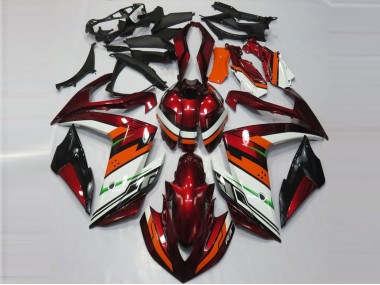 Best Orange and Maroon Yamaha R3 Motorcycle Fairings 2015-2018