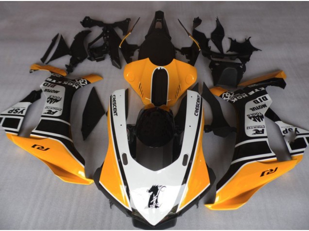 Best Orange and White Yamaha R1 Motorcycle Fairings 2015-2019 Best Orange and White Yamaha R1 Motorcycle Fairings 2015-2019