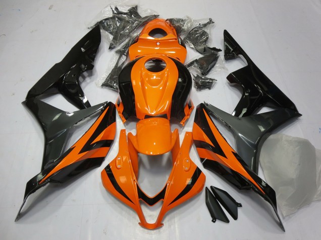 Best Orange Grey and Black Honda CBR600RR Motorcycle Fairings 2007-2008 Best Orange Grey and Black Honda CBR600RR Motorcycle Fairings 2007-2008