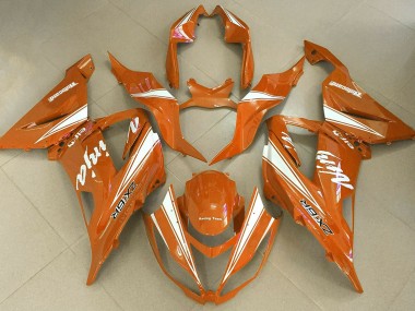 Best Orange Ninja Kawasaki ZX6R Motorcycle Fairings 2013-2018