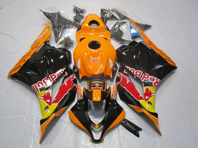 Best Orange Red Bull Honda CBR600RR Motorcycle Fairings 2009-2012 Best Orange Red Bull Honda CBR600RR Motorcycle Fairings 2009-2012
