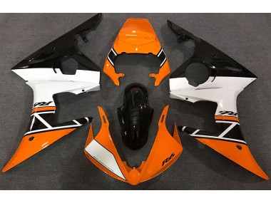 Best Orange White and Black Yamaha R6 Motorcycle Fairings 2003-2005