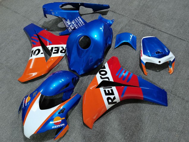 Best Pearl Blue Repsol Style Honda CBR1000RR Motorcycle Fairings 2008-2011 Best Pearl Blue Repsol Style Honda CBR1000RR Motorcycle Fairings 2008-2011
