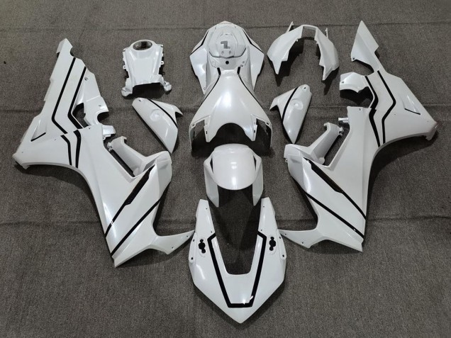 Best Pearl White & Black Lining Honda CBR1000RR Motorcycle Fairings 2017-2019 Best Pearl White & Black Lining Honda CBR1000RR Motorcycle Fairings 2017-2019