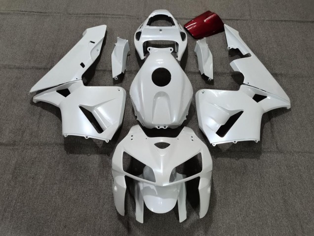 Best Pearl White & Logos Honda CBR600RR Motorcycle Fairings 2005-2006 Best Pearl White & Logos Honda CBR600RR Motorcycle Fairings 2005-2006