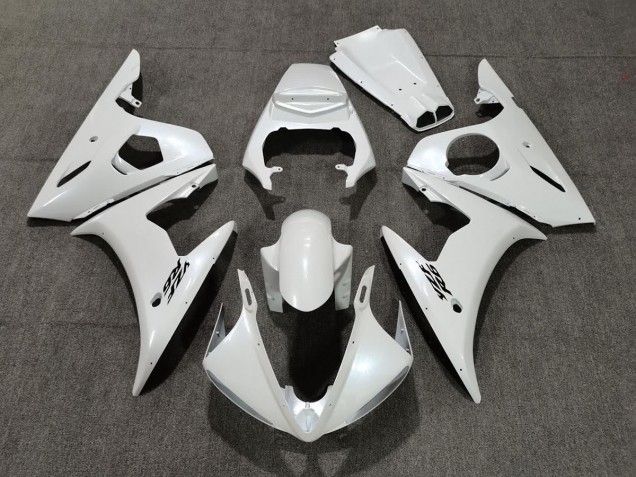 Best Pearl White Yamaha R6 Motorcycle Fairings 2003-2005 Best Pearl White Yamaha R6 Motorcycle Fairings 2003-2005