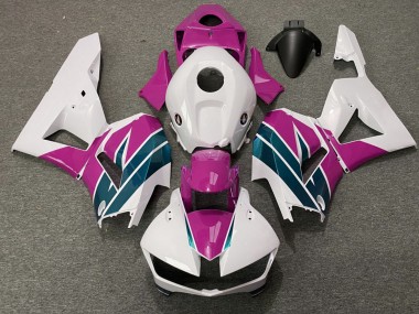 Best Pink and Emerald Gloss Honda CBR600RR Motorcycle Fairings 2013-2020