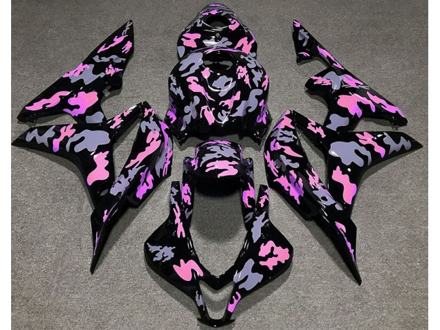 Best Pink and Gray Camouflage Honda CBR600RR Motorcycle Fairings 2007-2008 Best Pink and Gray Camouflage Honda CBR600RR Motorcycle Fairings 2007-2008