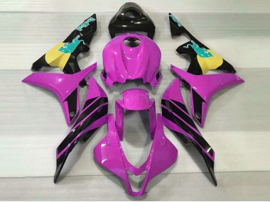 Best Pink & Teal Bull Honda CBR600RR Motorcycle Fairings 2007-2008