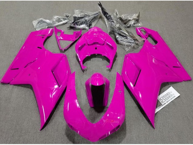 Best Plain Gloss Pink Ducati 848 1098 1198 Motorcycle Fairings 2007-2012 Best Plain Gloss Pink Ducati 848 1098 1198 Motorcycle Fairings 2007-2012